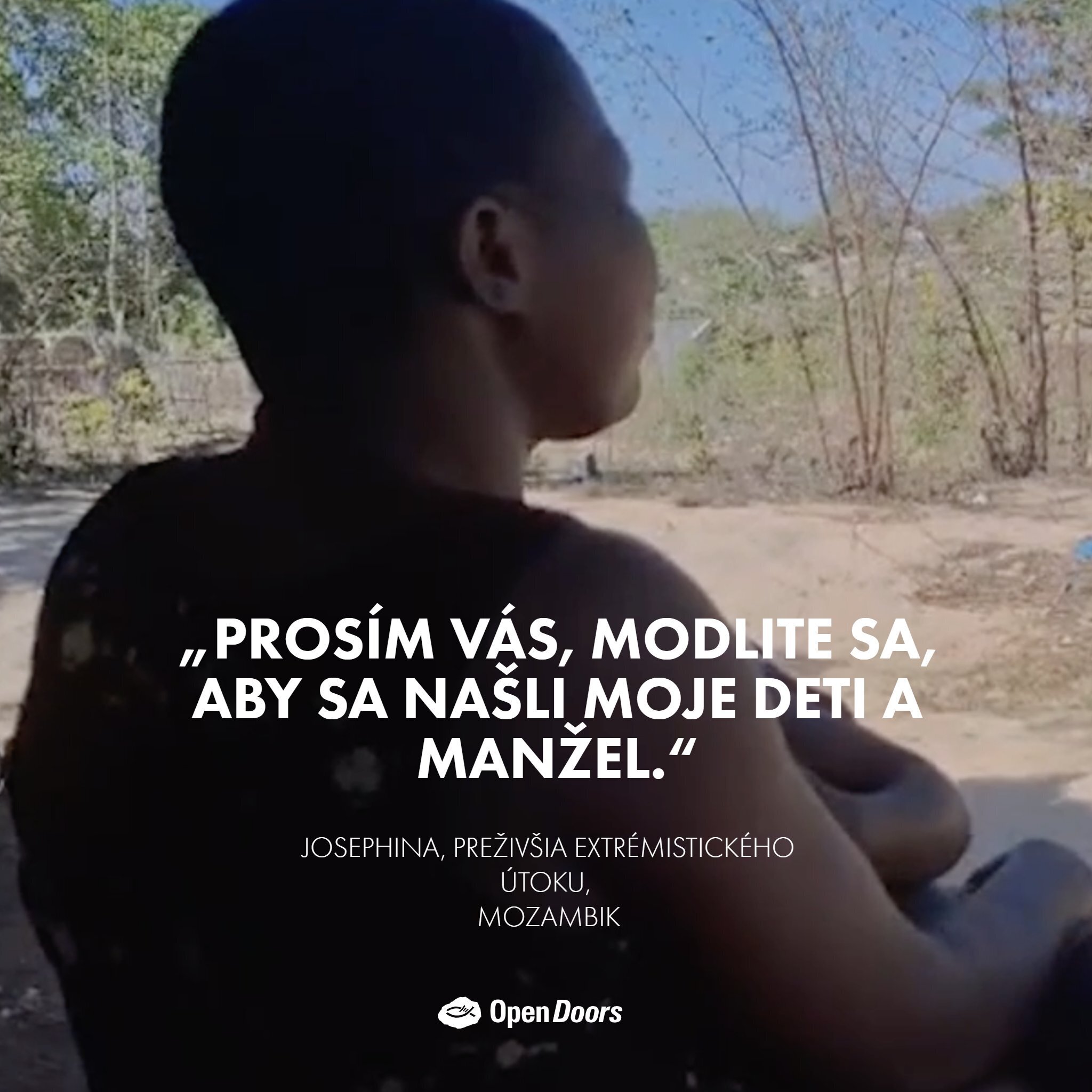 Josephinina modlitebná prosba z Mozambiku
