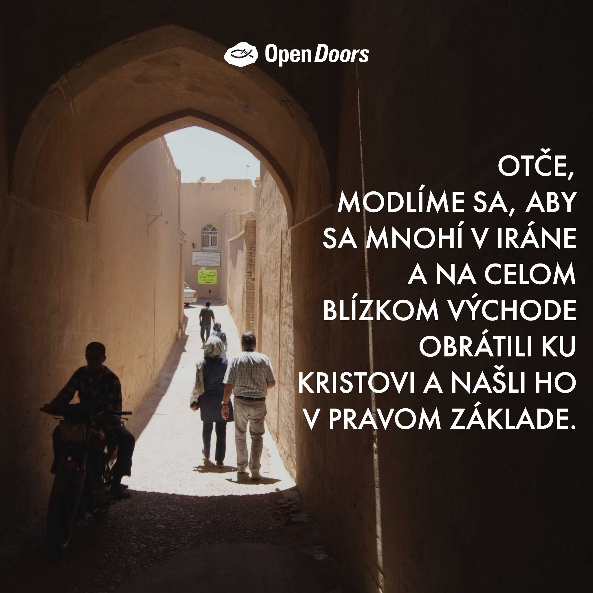 Modlitba za spásu Iráncov