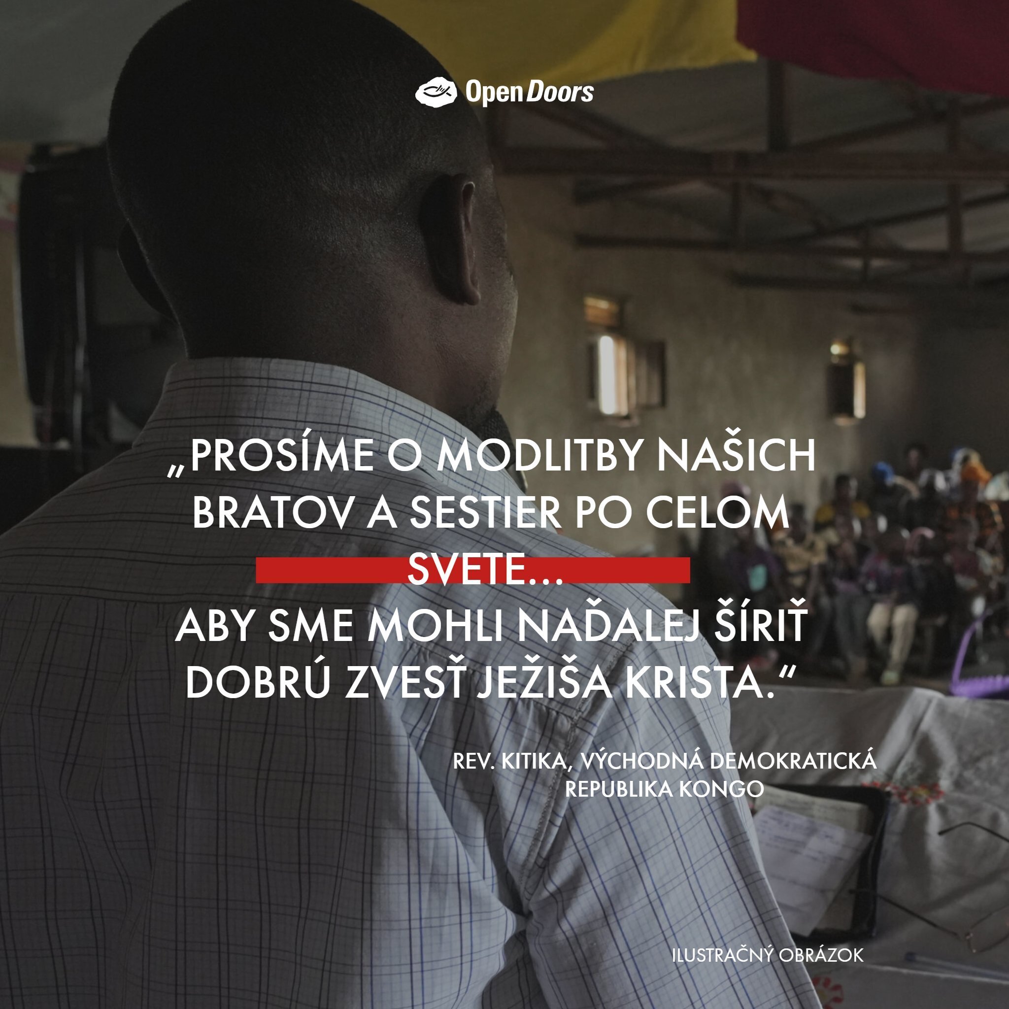 Modlite sa s Kitikom v Demokratickej republike Kongo