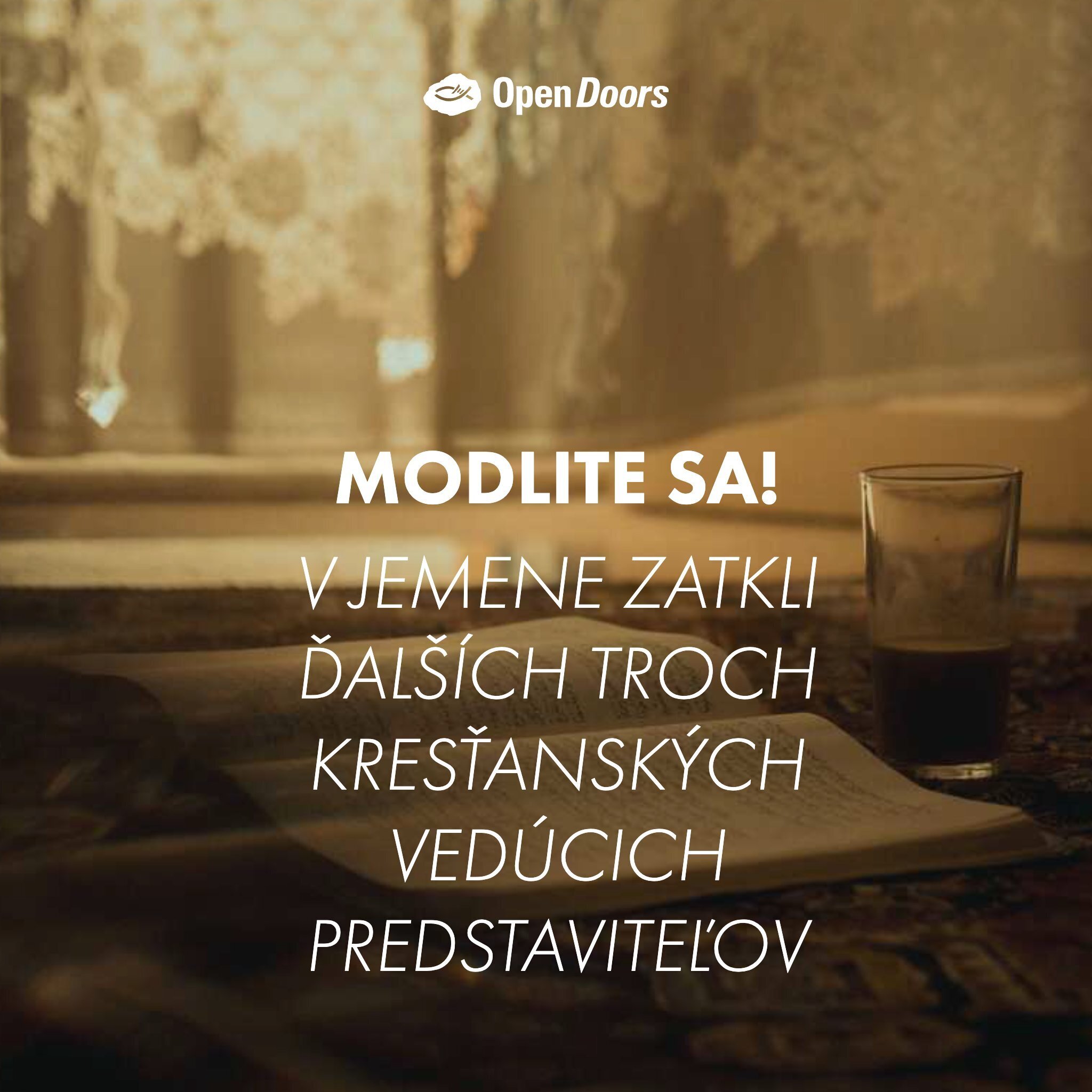 Modlite sa! V Jemene zatkli ďalších troch kresťanských vedúcich predstaviteľov