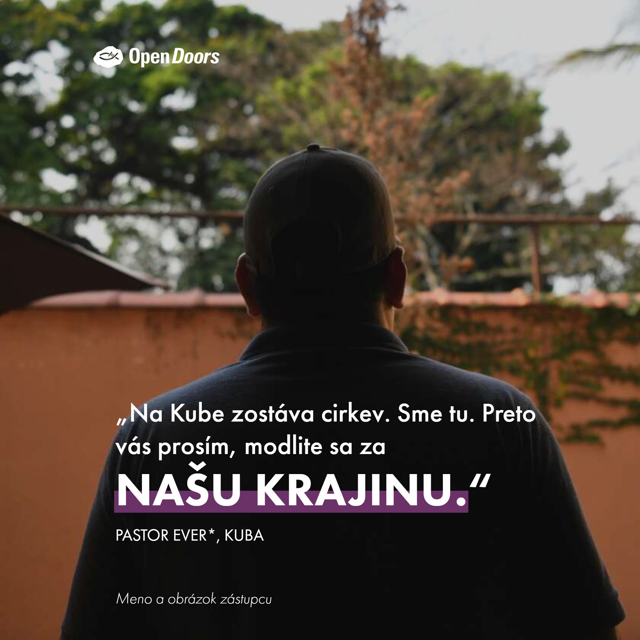 Modlitebná prosba z Kuby