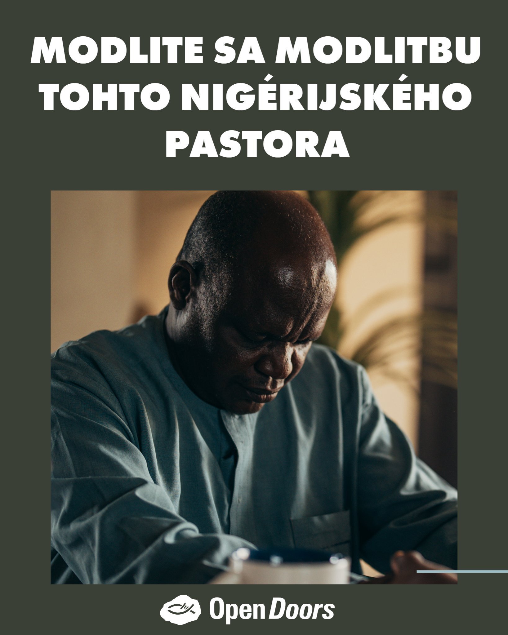 Modlitba pastora Josiaha za kresťanov v subsaharskej Afrike