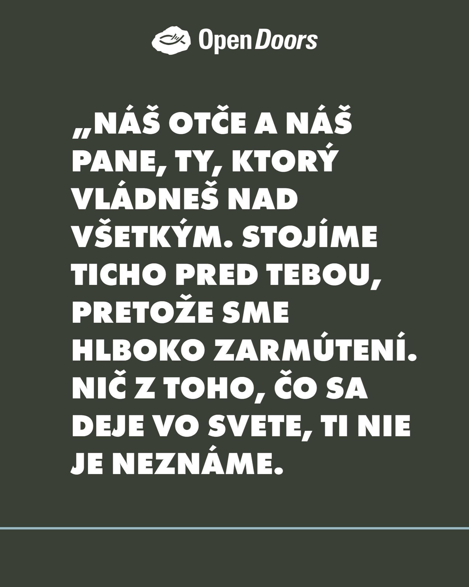 Modlitba pastora Josiaha za kresťanov v subsaharskej Afrike