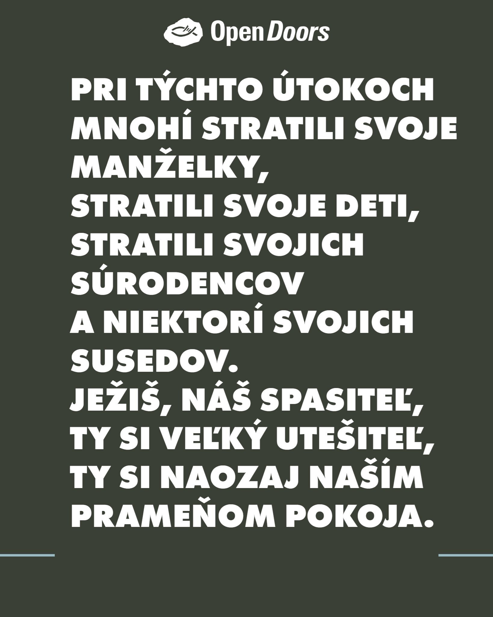 Modlitba pastora Josiaha za kresťanov v subsaharskej Afrike