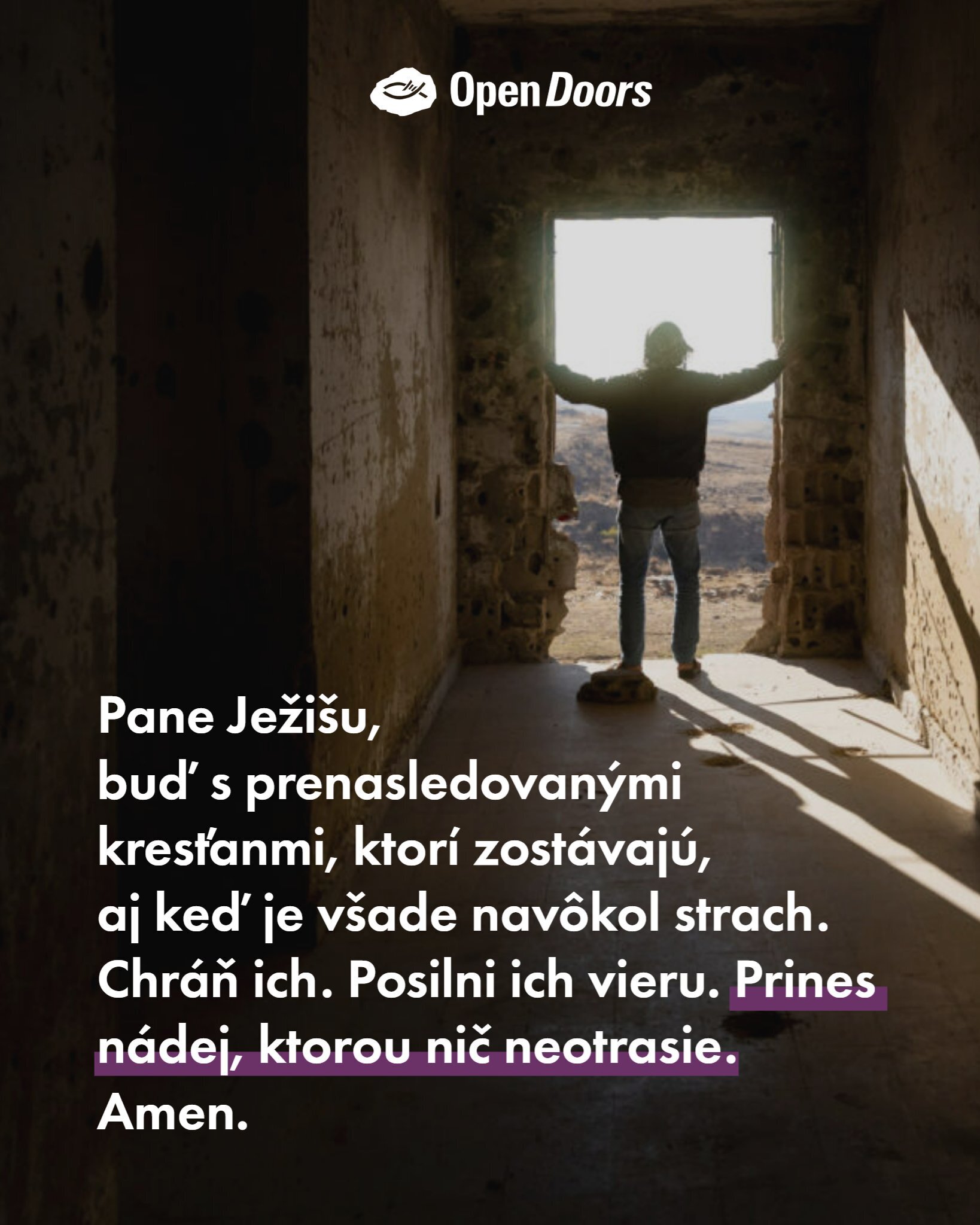 Modlitba za prenasledovaných kresťanov