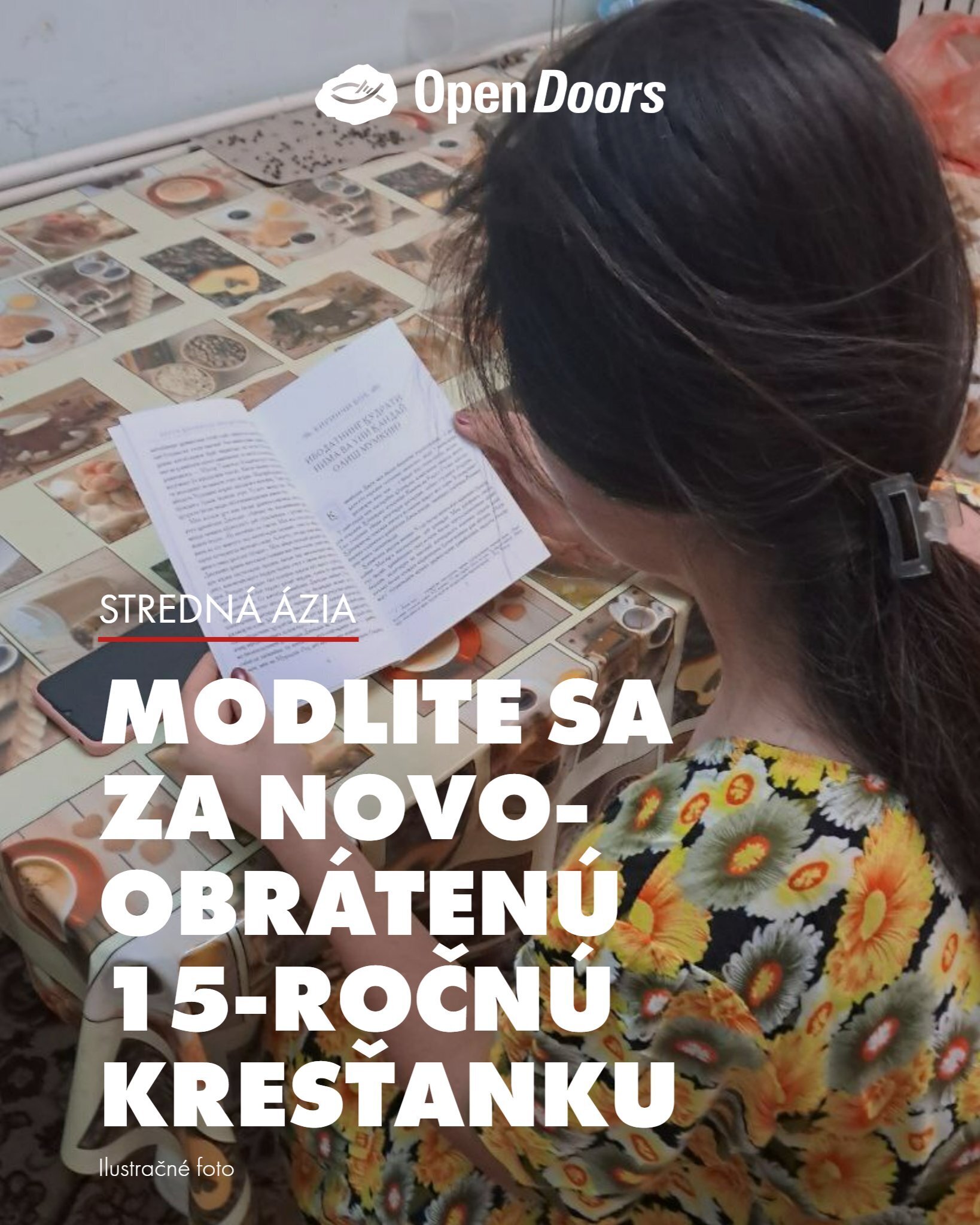 Modlite sa za 15-ročnú novoobrátenú kresťanku v Strednej Ázii