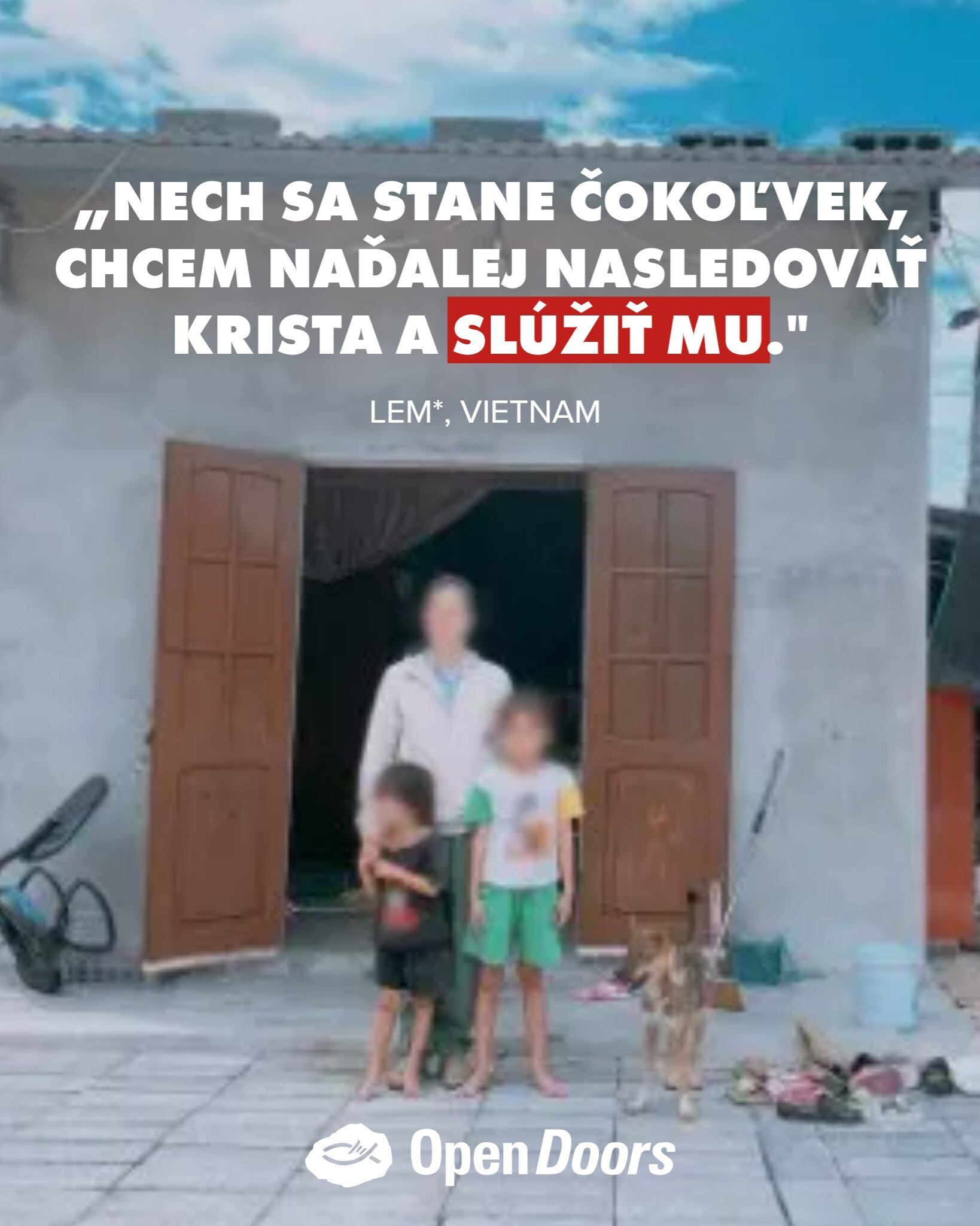 Neochvejná viera Lem z Vietnamu žiari uprostred ťažkostí