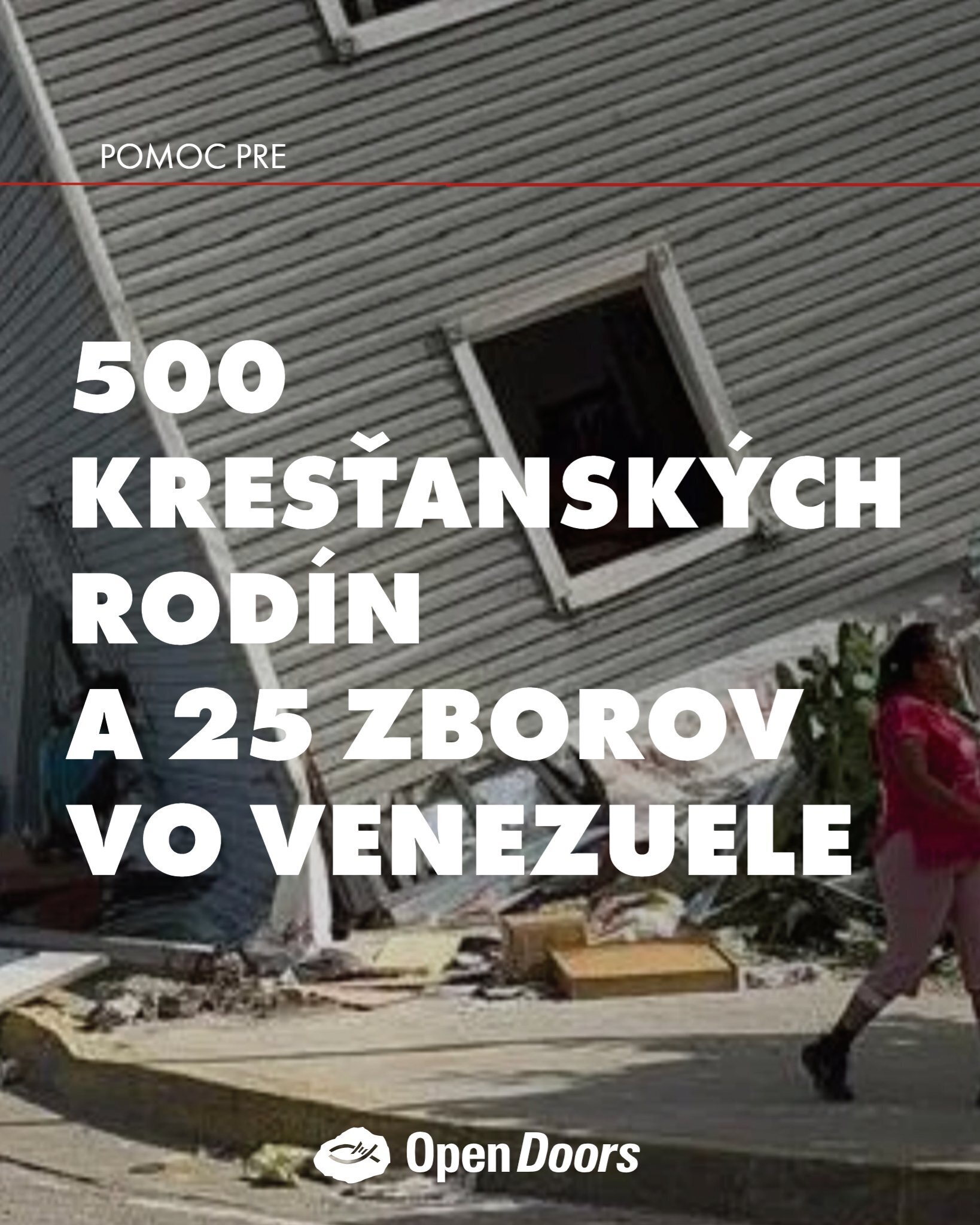 Vaša podpora prináša nádej 500 kresťanským rodinám vo Venezuele