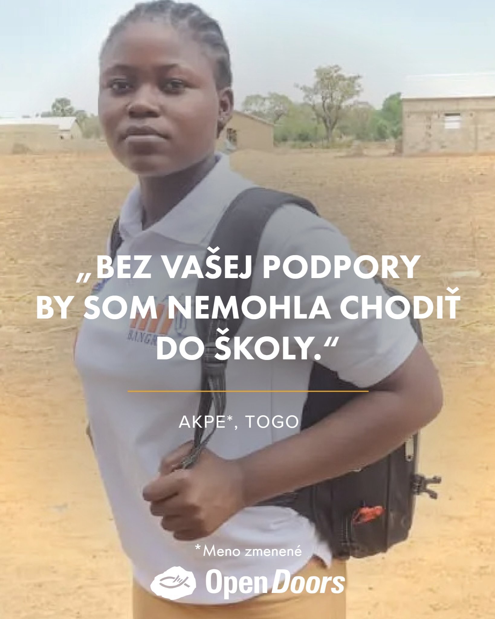 Viera Akpe* z Toga žiari vďaka vašej podpore