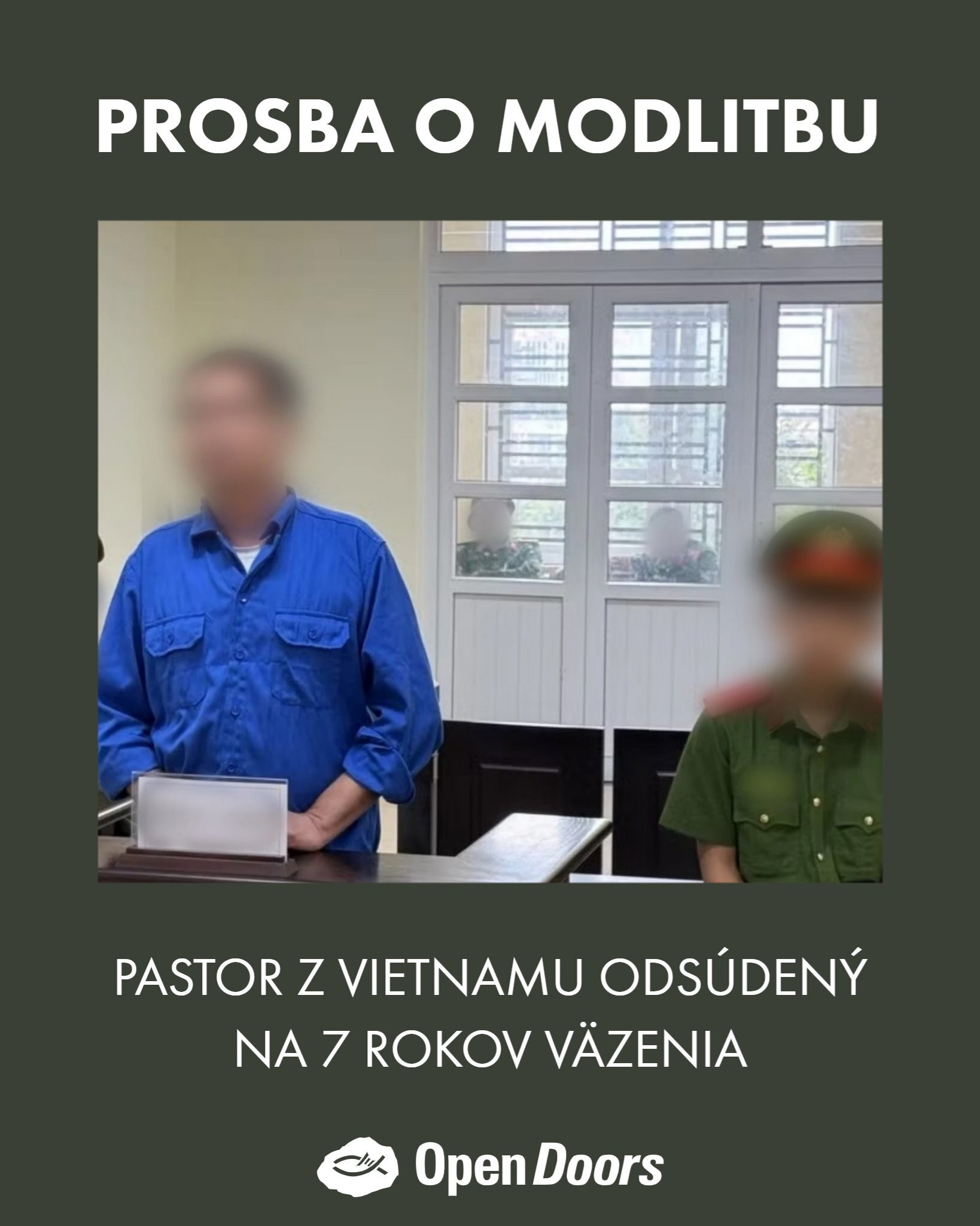Vietnamský pastor odsúdený na viac ako sedem rokov väzenia za obhajovanie viery