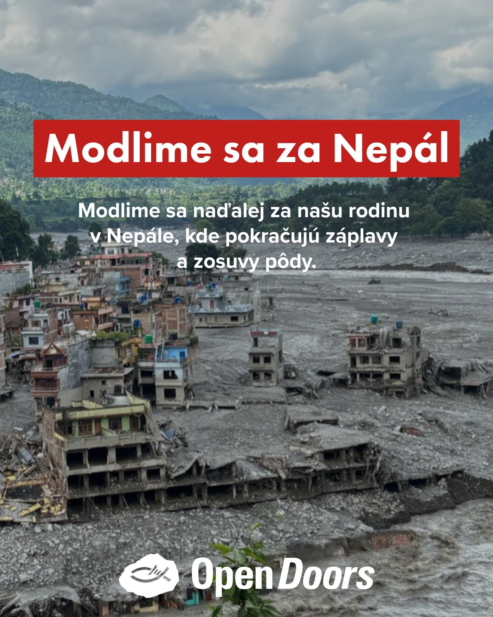 Kresťania v Nepále čelia novým záplavám – sú potrebné naliehavé modlitby
