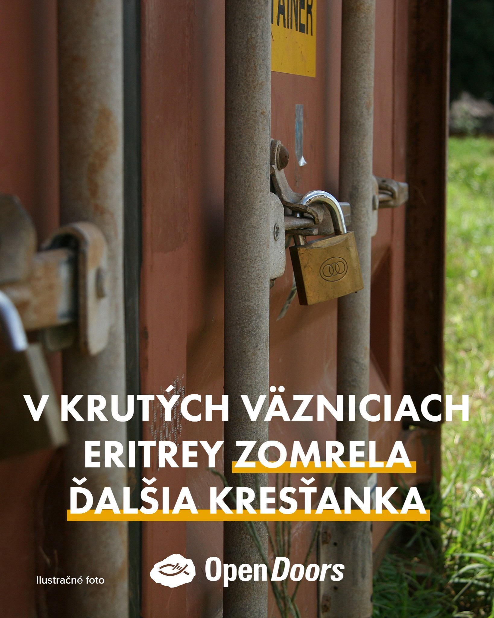 Kresťanka zomrela v eritrejskom väzení, čo poukazuje na pretrvávajúce prenasledovanie