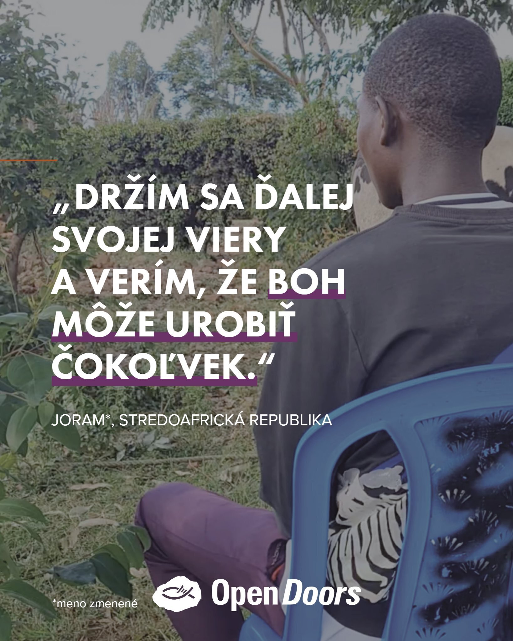 Mladý kresťan v Stredoafrickej republike stojí pevne napriek prenasledovaniu
