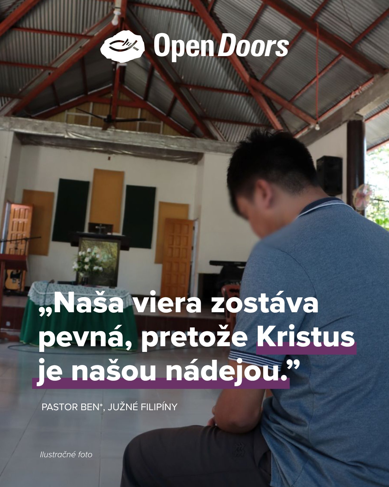Zbor pastora Bena* na Filipínach zostáva napriek hrozbám neochvejný vo viere